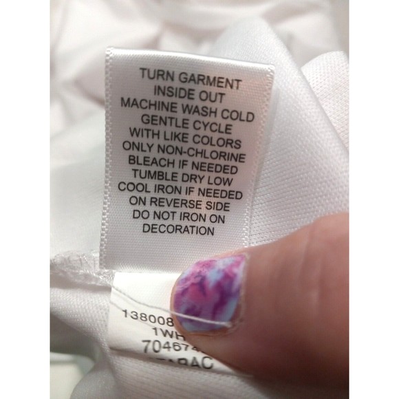 One World Live and Let Live White Maxi Dress Sz Medium Boho Lined Sheer Pattern - Picture 11 of 12